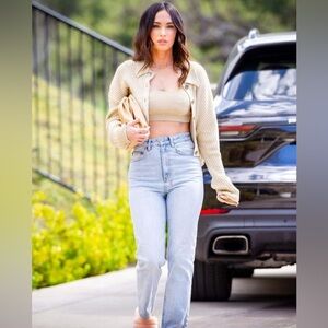 RED ROUGE Urban Outfitters Crop & Cardi